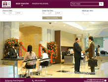 Tablet Screenshot of hotelroyal.com.sg