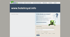 Desktop Screenshot of hotelroyal.info