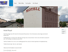 Tablet Screenshot of hotelroyal.se